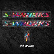 S-PARTS Specialized S-Works Tarmac SL8 Frame Logo Cover Decal Ink Splash