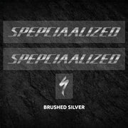 S-PARTS Specialized Tarmac SL7 Frame Logo Cover Decal Brushed Silver 44-49-52-54-56-58-61（