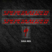 S-PARTS Specialized Tarmac SL7 Frame Logo Cover Decal Soul Red 44-49-52-54-56-58-61（