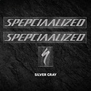S-PARTS Specialized Tarmac SL8 Pro / Expert Frame Logo Cover Decal Silver Gray 44-49-52-54-56-58-61（