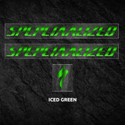 S-PARTS Specialized Tarmac SL8 Pro / Expert Frame Logo Cover Decal Ice Green 44-49-52-54-56-58-61（