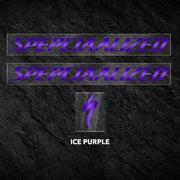 S-PARTS Specialized Tarmac SL8 Pro / Expert Frame Logo Cover Decal Ice Purple 44-49-52-54-56-58-61（