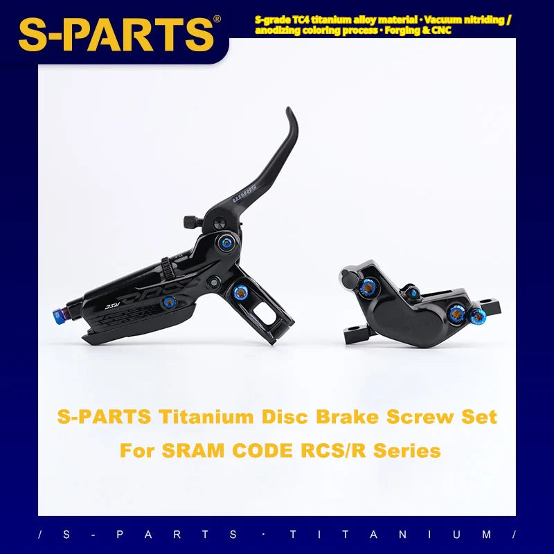 S-PARTS SRAM CODE RCS / R Titanium Disc Brake Screw Set