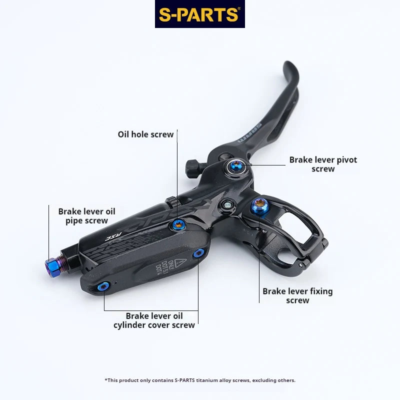 S-PARTS SRAM CODE RCS / R Titanium Disc Brake Screw Set