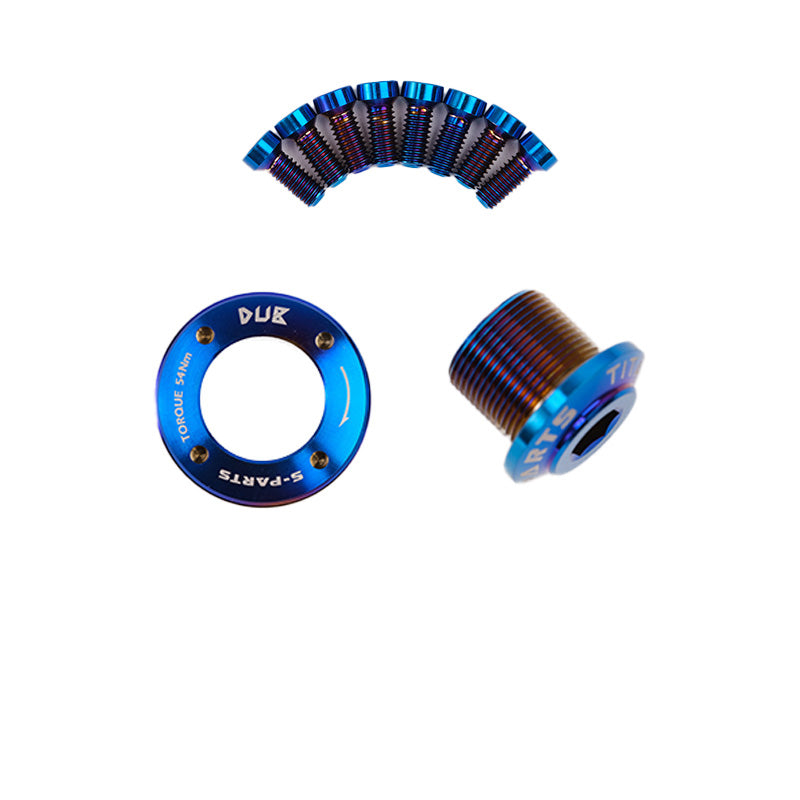 S-PARTS SRAM DUB Titanium Crank Cover for Quarq / RED / Force SRAM Cranks