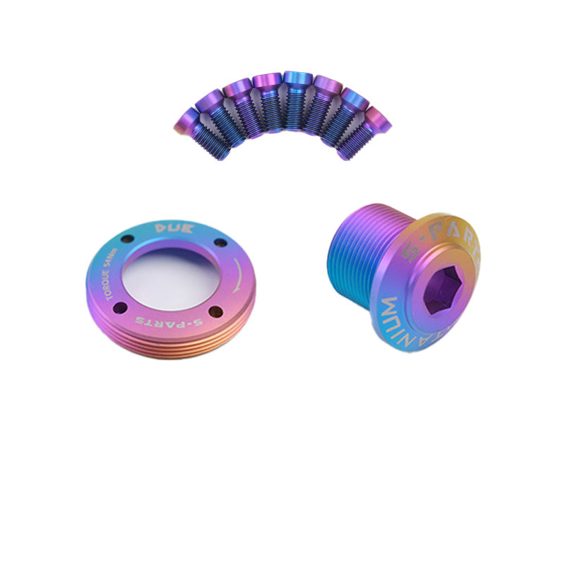 S-PARTS SRAM DUB Titanium Crank Cover for Quarq / RED / Force SRAM Cranks