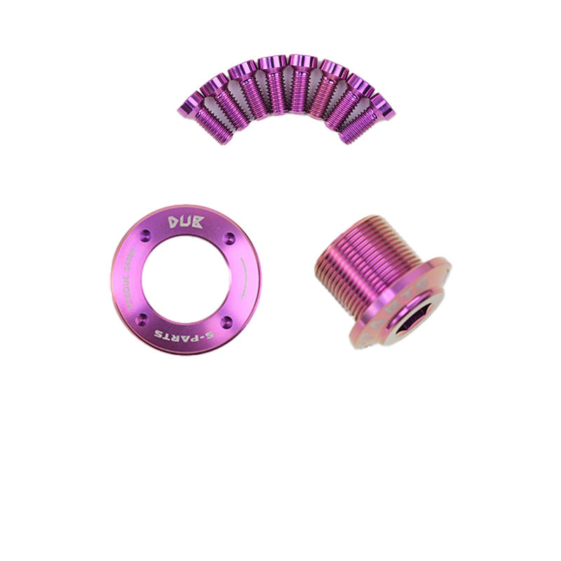 S-PARTS SRAM DUB Titanium Crank Cover for Quarq / RED / Force SRAM Cranks