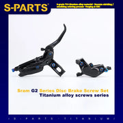 S-PARTS SRAM G2 Titanium Disc Brake Screw Set G2 ULT / G2 RSC