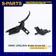 S-PARTS SRAM LEVEL ULT Titanium Disc Brake Screw Set