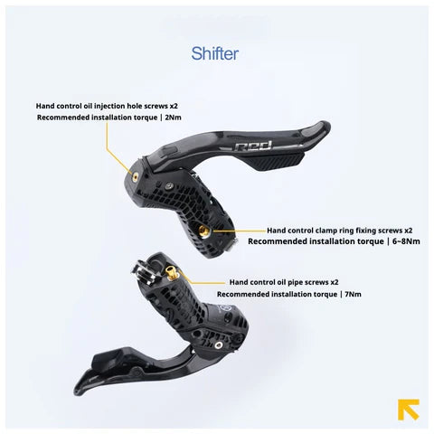 S-PARTS SRAM RED / Force / Rival 12-Speed AXS Titanium Disc Brake Screw Set