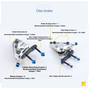 S-PARTS SRAM RED / Force / Rival 12-Speed AXS Titanium Disc Brake Screw Set
