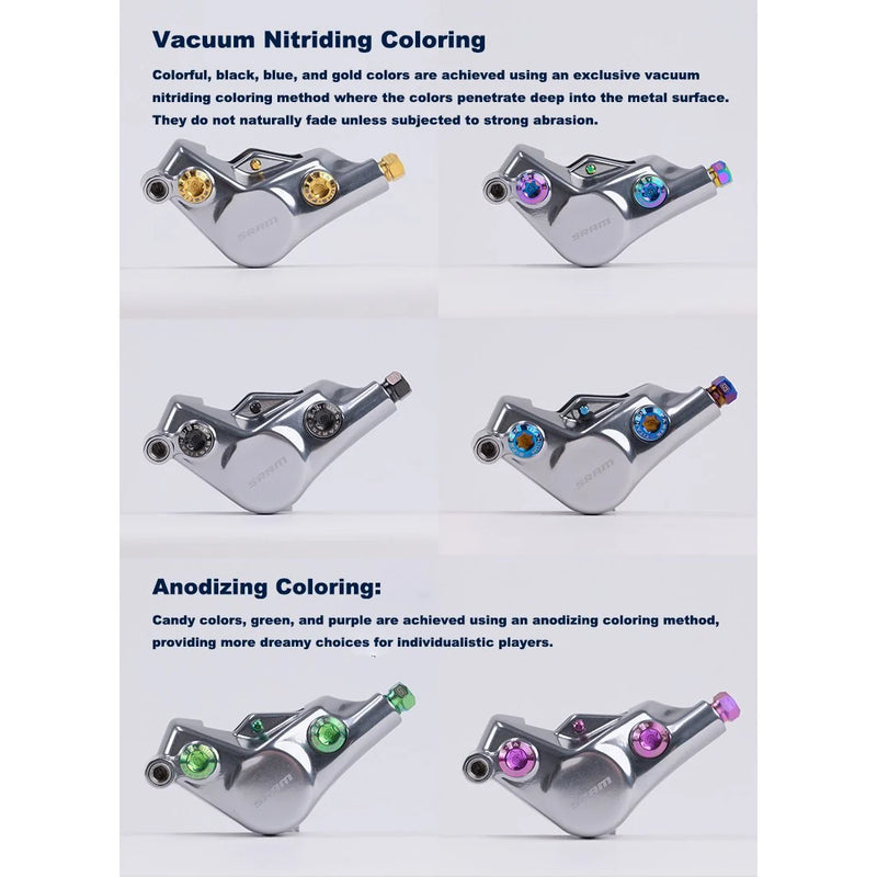 S-PARTS SRAM RED / Force / Rival 12-Speed AXS Titanium Disc Brake Screw Set
