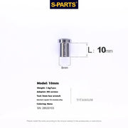 S-PARTS SRAM RED / Force / Rival 12-Speed AXS Titanium Disc Brake Screw Set