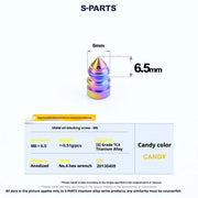 S-PARTS SRAM RED / Force / Rival 12-Speed AXS Titanium Disc Brake Screw Set Candy