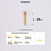 S-PARTS SRAM RED / Force / Rival 12-Speed AXS Titanium Disc Brake Screw Set Gold