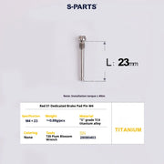 S-PARTS SRAM RED / Force / Rival 12-Speed AXS Titanium Disc Brake Screw Set