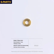 S-PARTS SRAM RED / Force / Rival 12-Speed AXS Titanium Disc Brake Screw Set Gold