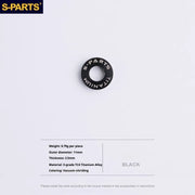 S-PARTS SRAM RED / Force / Rival 12-Speed AXS Titanium Disc Brake Screw Set Black