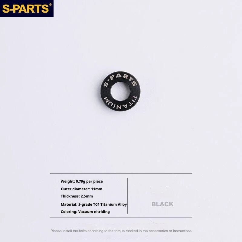 S-PARTS SRAM RED / Force / Rival 12-Speed AXS Titanium Disc Brake Screw Set Black