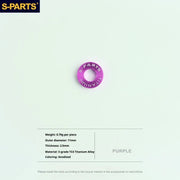 S-PARTS SRAM RED / Force / Rival 12-Speed AXS Titanium Disc Brake Screw Set Purple