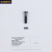 S-PARTS SRAM RED / Force / Rival 12-Speed AXS Titanium Disc Brake Screw Set Black
