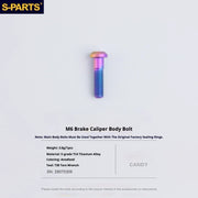 S-PARTS SRAM RED / Force / Rival 12-Speed AXS Titanium Disc Brake Screw Set Candy