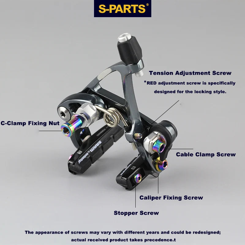 S-PARTS SRAM Titanium C-Clamp Screw Set