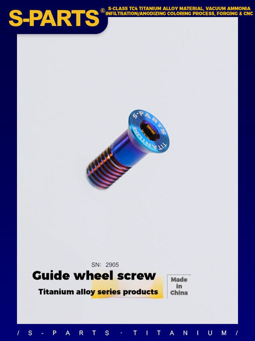 S-PARTS Stan titanium alloy guide wheel screws SRAM UT DA XT XTR Titanium Rear Derailleur Jockey Wheel Pulley Screw for