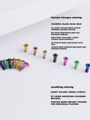 S-PARTS Stan titanium alloy guide wheel screws SRAM UT DA XT XTR Titanium Rear Derailleur Jockey Wheel Pulley Screw for