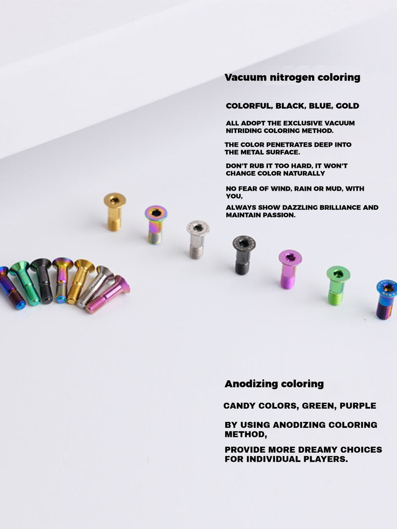 S-PARTS Stan titanium alloy guide wheel screws SRAM UT DA XT XTR Titanium Rear Derailleur Jockey Wheel Pulley Screw for