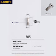 S-PARTS Stan titanium alloy guide wheel screws SRAM UT DA XT XTR Titanium Rear Derailleur Jockey Wheel Pulley Screw for
