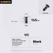 S-PARTS Stan titanium alloy guide wheel screws SRAM UT DA XT XTR Titanium Rear Derailleur Jockey Wheel Pulley Screw for