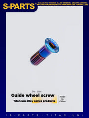 S-PARTS Stan titanium alloy guide wheel screws SRAM UT DA XT XTR Titanium Rear Derailleur Jockey Wheel Pulley Screw for
