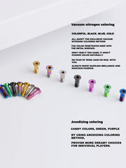 S-PARTS Stan titanium alloy guide wheel screws SRAM UT DA XT XTR Titanium Rear Derailleur Jockey Wheel Pulley Screw for