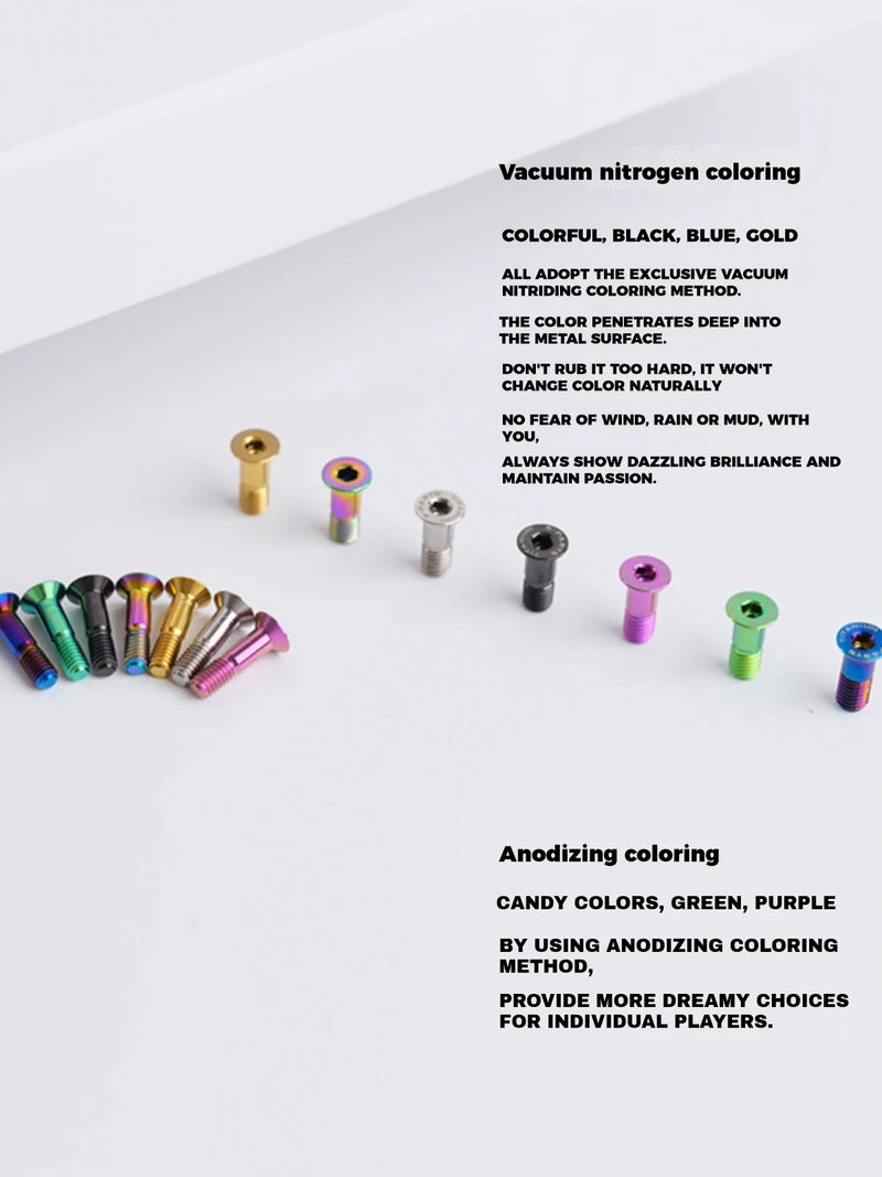 S-PARTS Stan titanium alloy guide wheel screws SRAM UT DA XT XTR Titanium Rear Derailleur Jockey Wheel Pulley Screw for