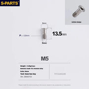 S-PARTS Stan titanium alloy guide wheel screws SRAM UT DA XT XTR Titanium Rear Derailleur Jockey Wheel Pulley Screw for