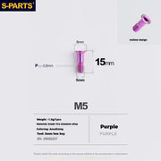 S-PARTS Stan titanium alloy guide wheel screws SRAM UT DA XT XTR Titanium Rear Derailleur Jockey Wheel Pulley Screw for