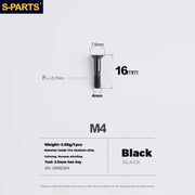 S-PARTS Stan titanium alloy guide wheel screws SRAM UT DA XT XTR Titanium Rear Derailleur Jockey Wheel Pulley Screw for