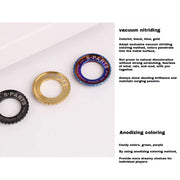 S-PARTS TC4 Titanium Center Lock Disc Rotor Lockring
