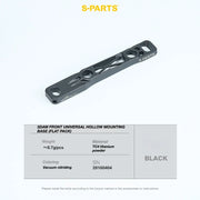 S-PARTS Titanium 3D Printed Flat Mount Front Brake Adapter for Shimano R8170 Road Disc Brakes