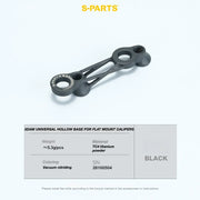 S-PARTS Titanium 3D Printed Flat Mount Front Brake Adapter for Shimano R8170 Road Disc Brakes