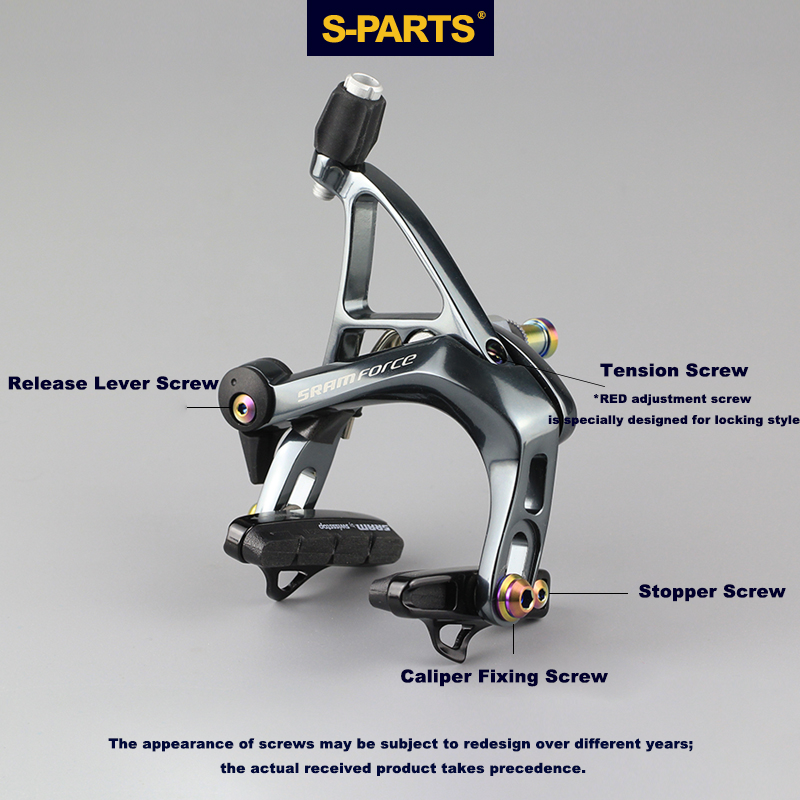 S-PARTS Titanium Alloy C-Clamp Screws — Compatible with SRAM Series