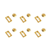 S-PARTS Titanium Alloy Cleat Screw Set for Shimano Road Bike Cleats — Gold