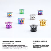 S-PARTS Titanium Alloy Crank Cover L15 for SHIMANO Series