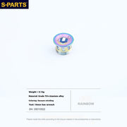 S-PARTS Titanium Alloy Crank Cover L15 for SHIMANO Series