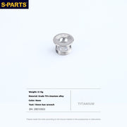 S-PARTS Titanium Alloy Crank Cover L15 for SHIMANO Series