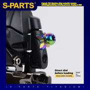 S-PARTS Titanium Alloy Direct-Mount Front Derailleur Fixing Bolt Set