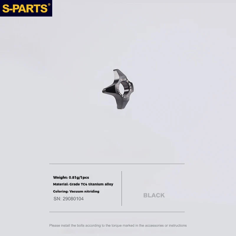S-PARTS Titanium Alloy Direct-Mount Front Derailleur Fixing Bolt Set