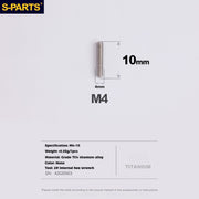 S-PARTS Titanium Alloy Front / Rear Derailleur Limit & Tension Adjustment Fine-Tuning Screws
