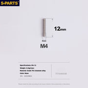 S-PARTS Titanium Alloy Front / Rear Derailleur Limit & Tension Adjustment Fine-Tuning Screws